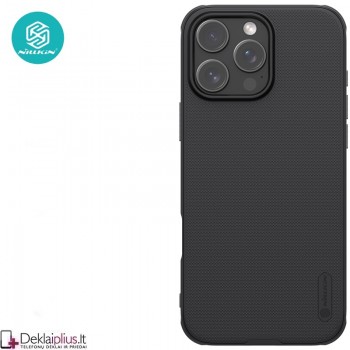 Nillkin Frosted shield plastikinis dėklas - juodas (Apple Iphone 16 Pro Max) Nillkin Frosted shield plastikinis dėklas - juodas (Apple Iphone 16 Pro Max)